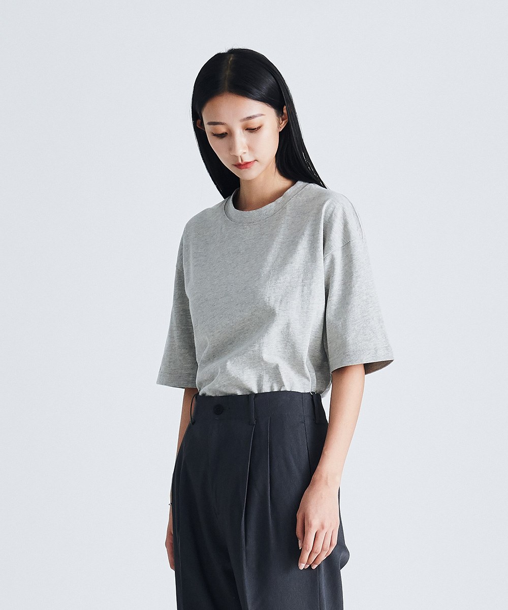 多色經典素面短TEE