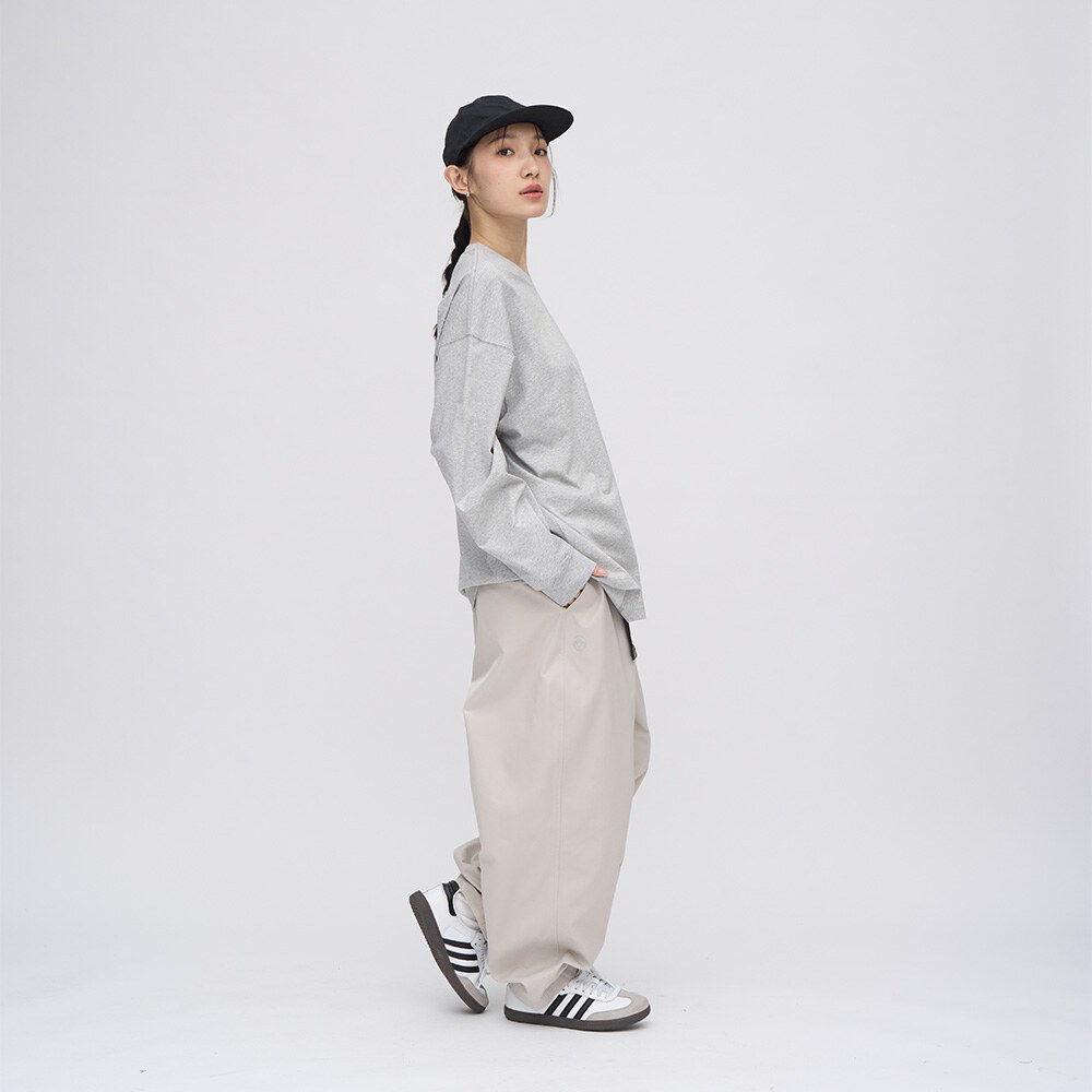 小P社長-Logo多色長袖TEE