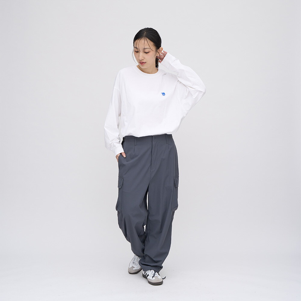 小P社長-Logo多色長袖TEE