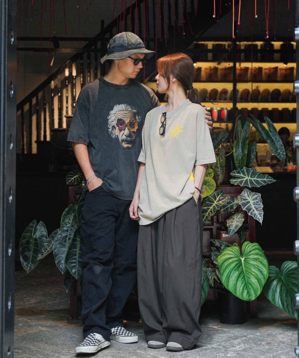 愛因斯坦印花上衣 THE ALBERT WASHED TEE
