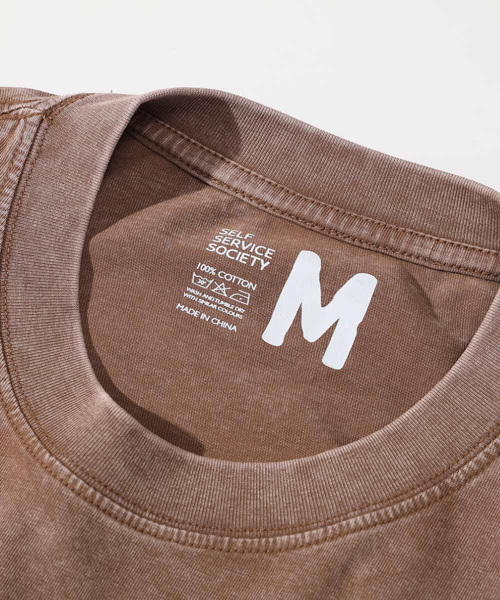 品牌花卉長袖上衣 Brand Logo Flower Tee