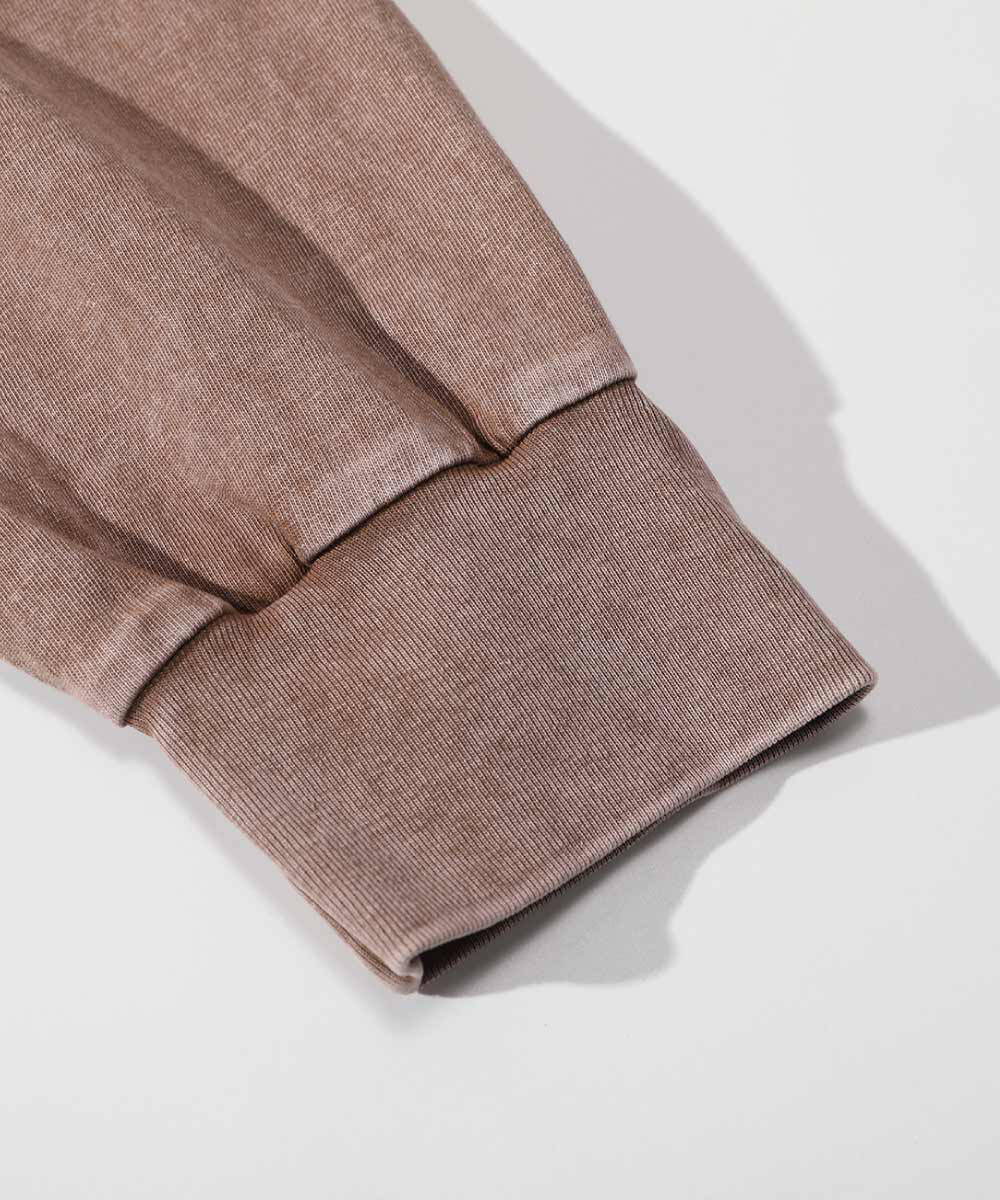 品牌花卉長袖上衣 Brand Logo Flower Tee