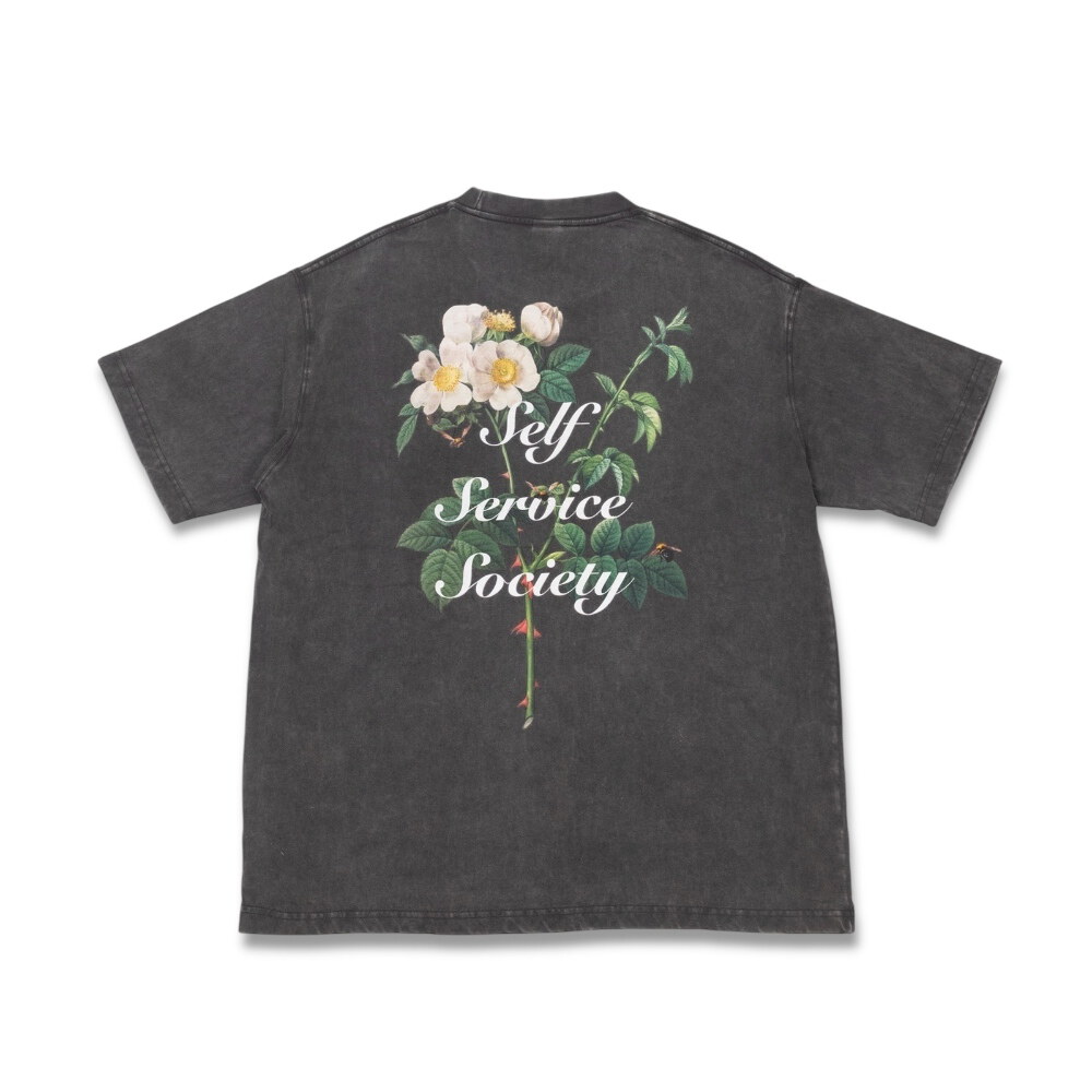 品牌花卉短Tee Brand Logo Flower Tee