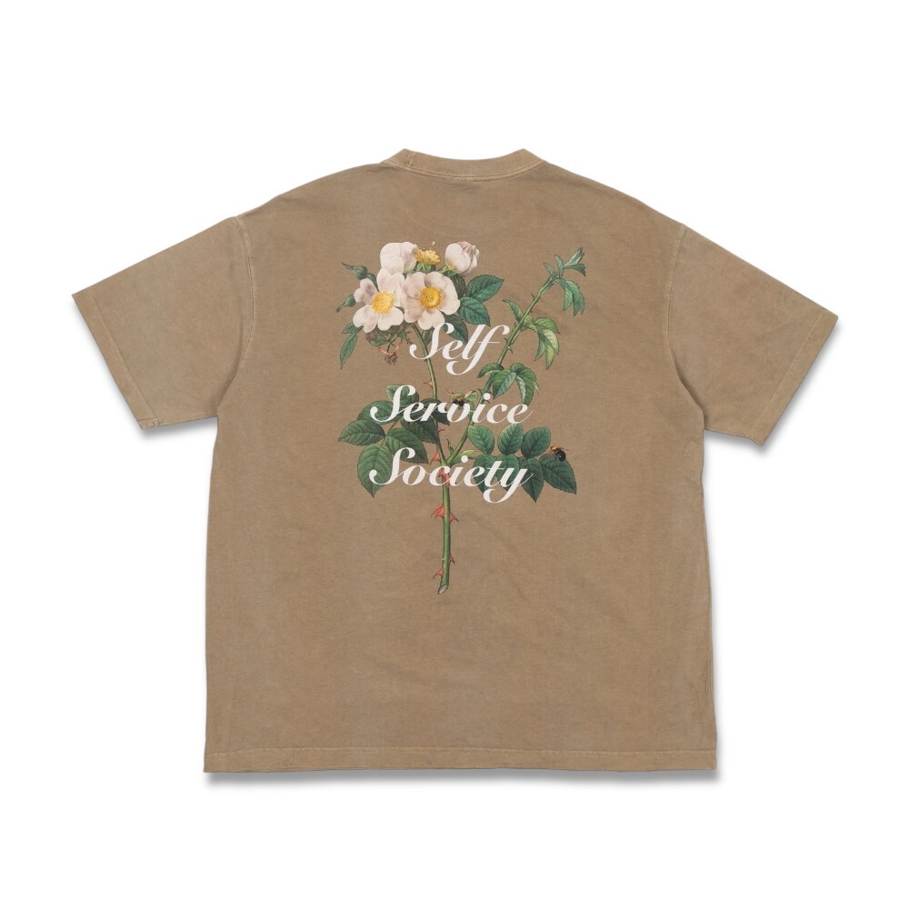 品牌花卉短Tee Brand Logo Flower Tee