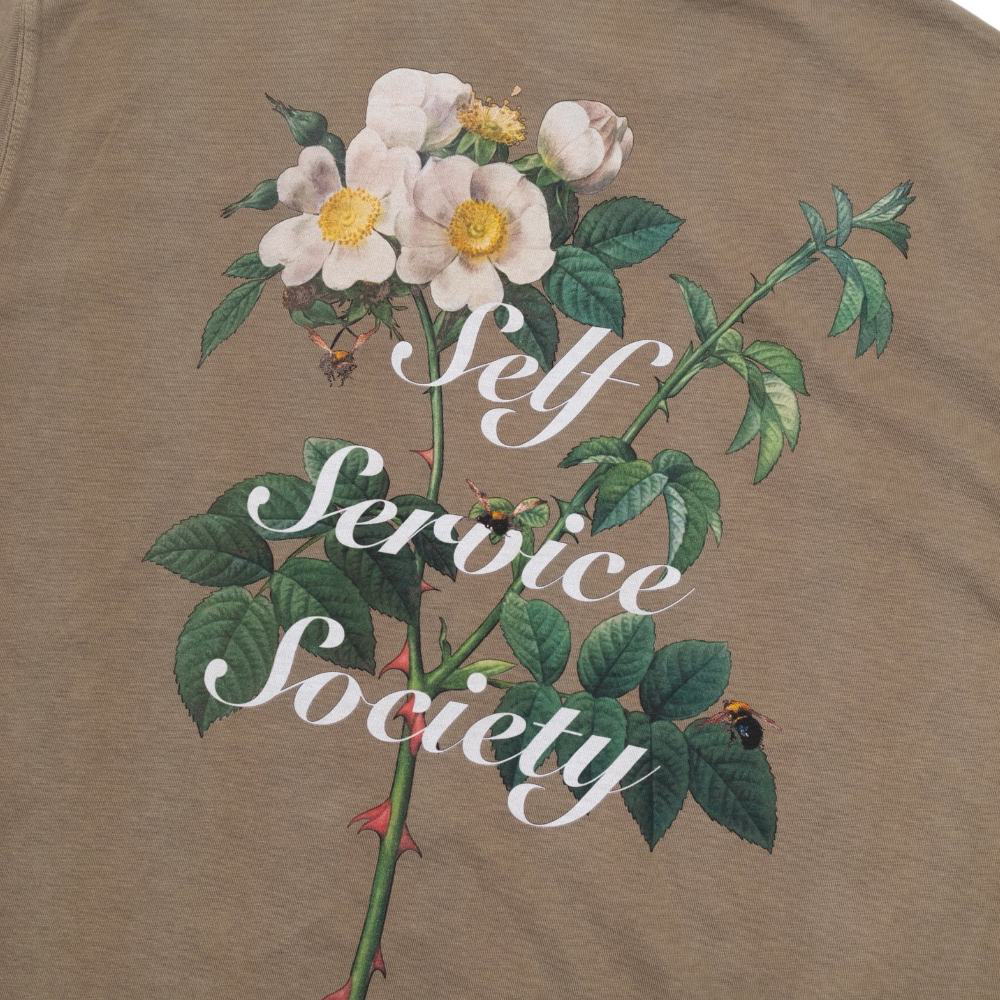 品牌花卉短Tee Brand Logo Flower Tee