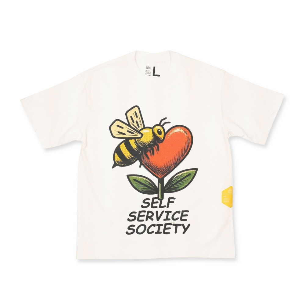 愛心花朵圖像Tee Flower Love Tee