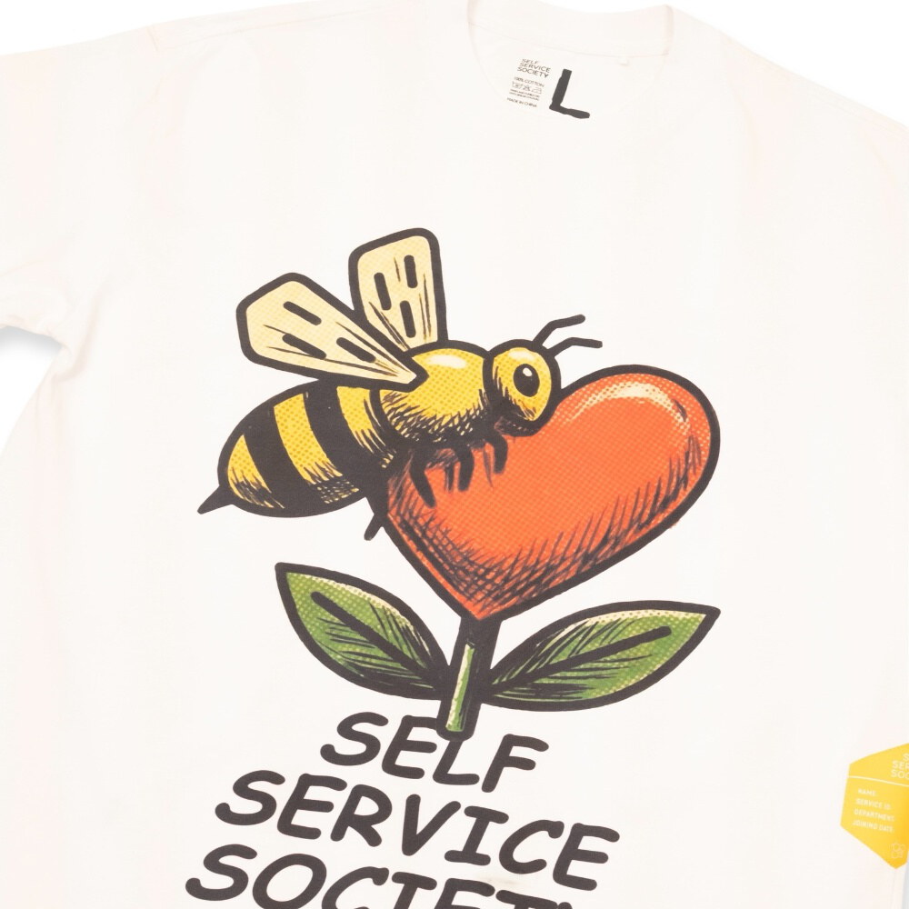 愛心花朵圖像Tee Flower Love Tee