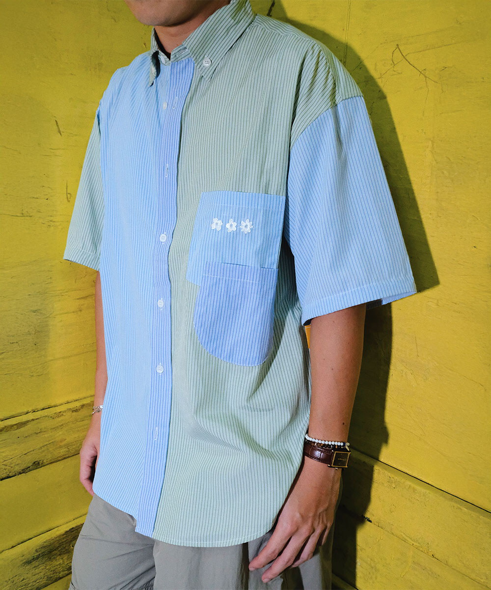 拼色 2WAY 可拆袖襯衫 Crazy 2way BD Shirt