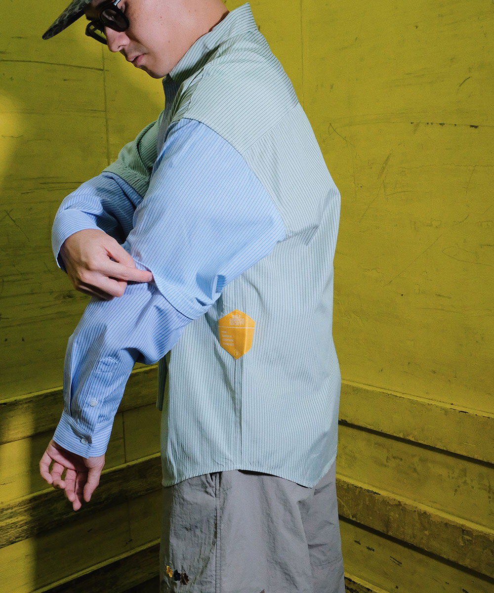 拼色 2WAY 可拆袖襯衫 Crazy 2way BD Shirt