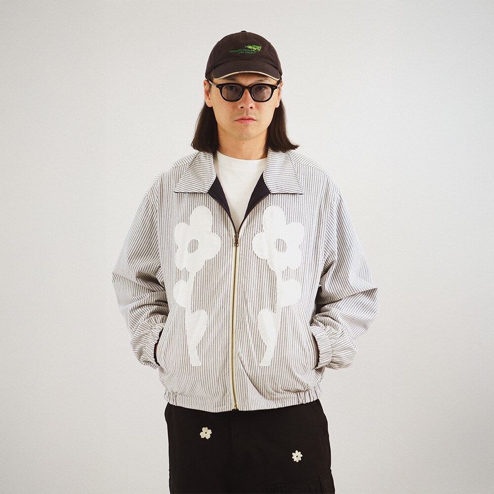 雙面花紋切換外套 Two Face Flower Jacket