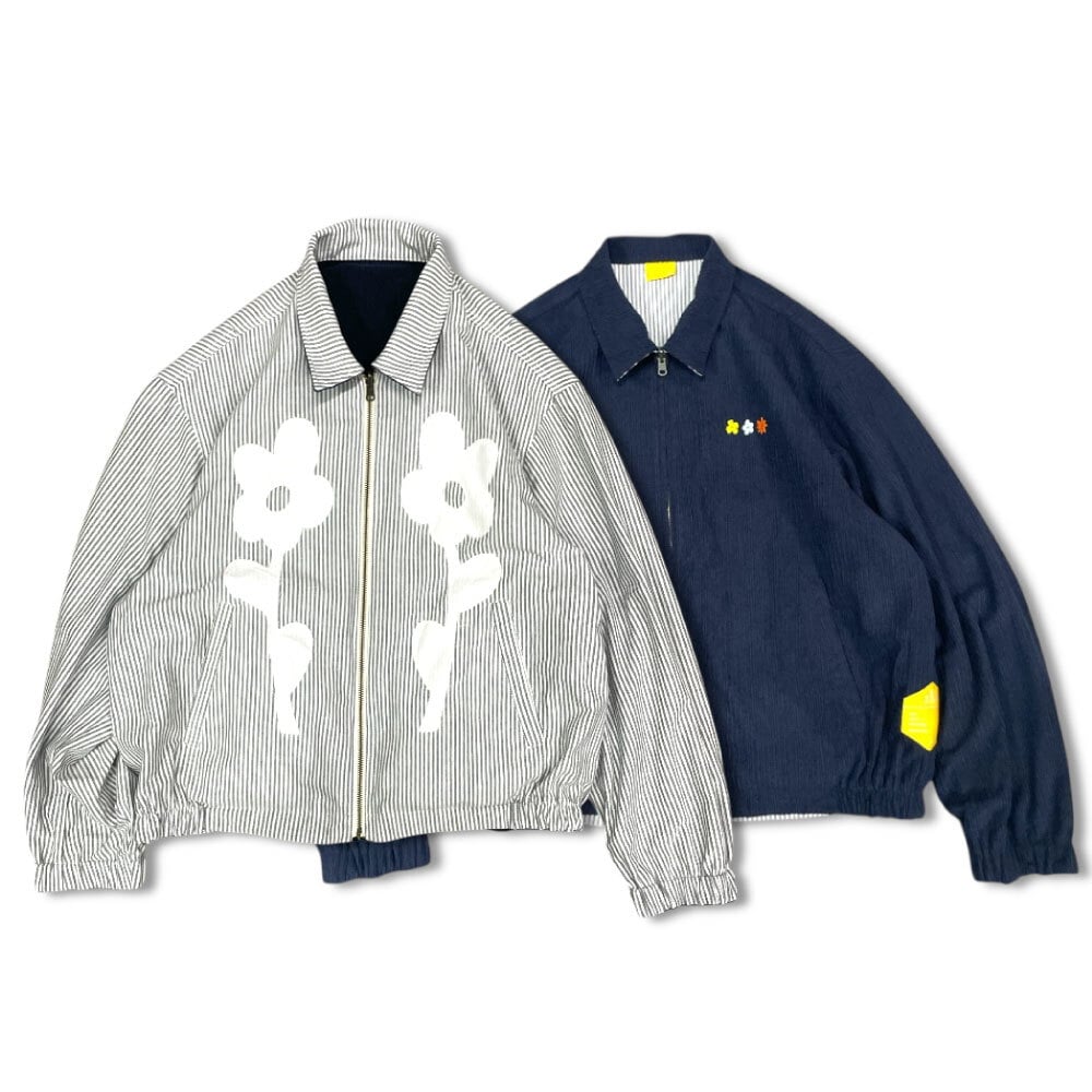 雙面花紋切換外套 Two Face Flower Jacket