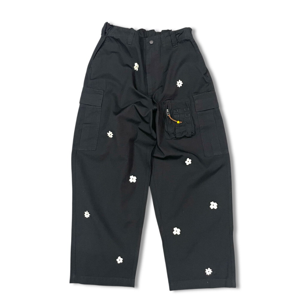 花卉休閒工裝褲 Easy Flower Cargo Pants