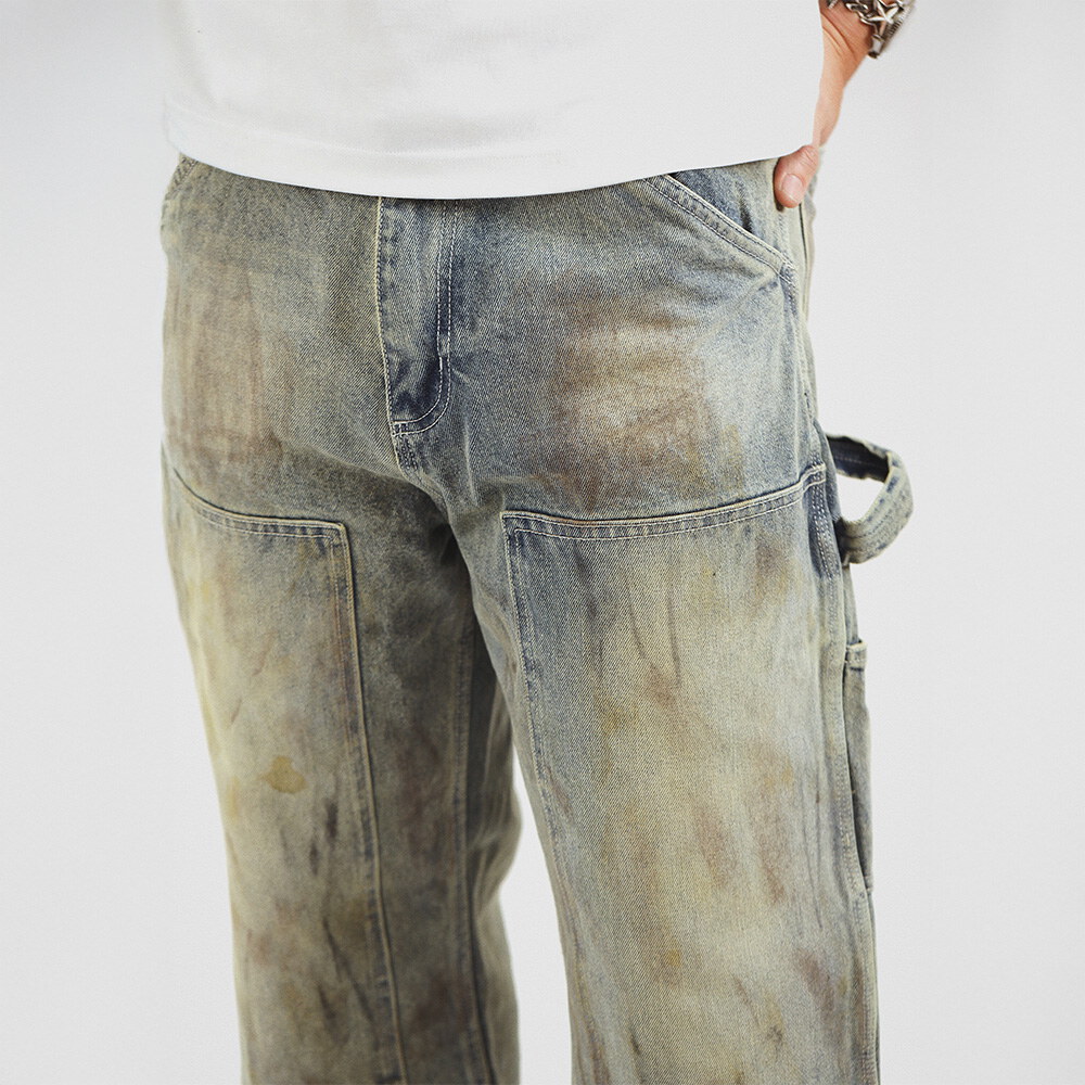 花朵丹寧長褲 The Beezy Painter Denim Pants