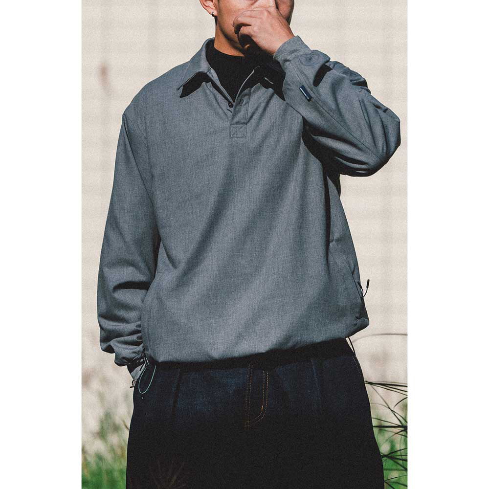 寬鬆長袖Polo衫 Formal Play Polo