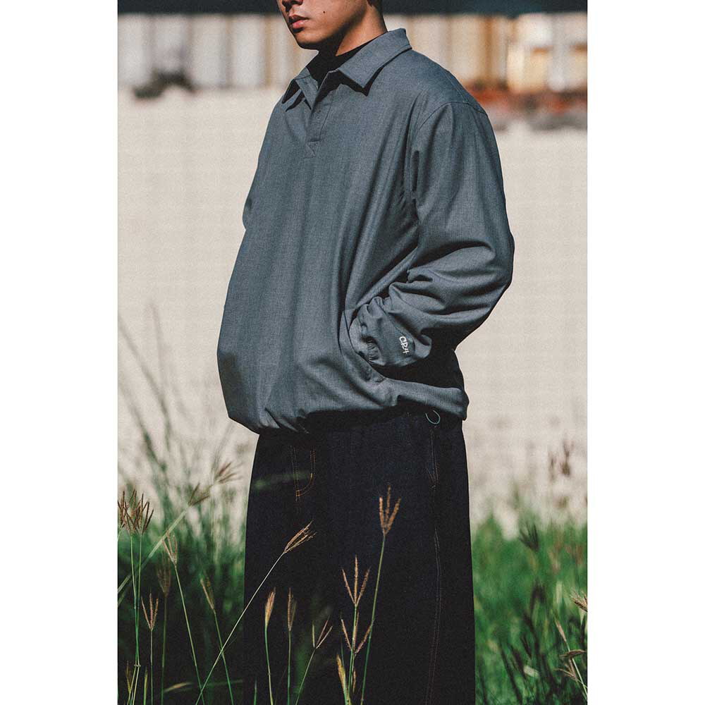 寬鬆長袖Polo衫 Formal Play Polo