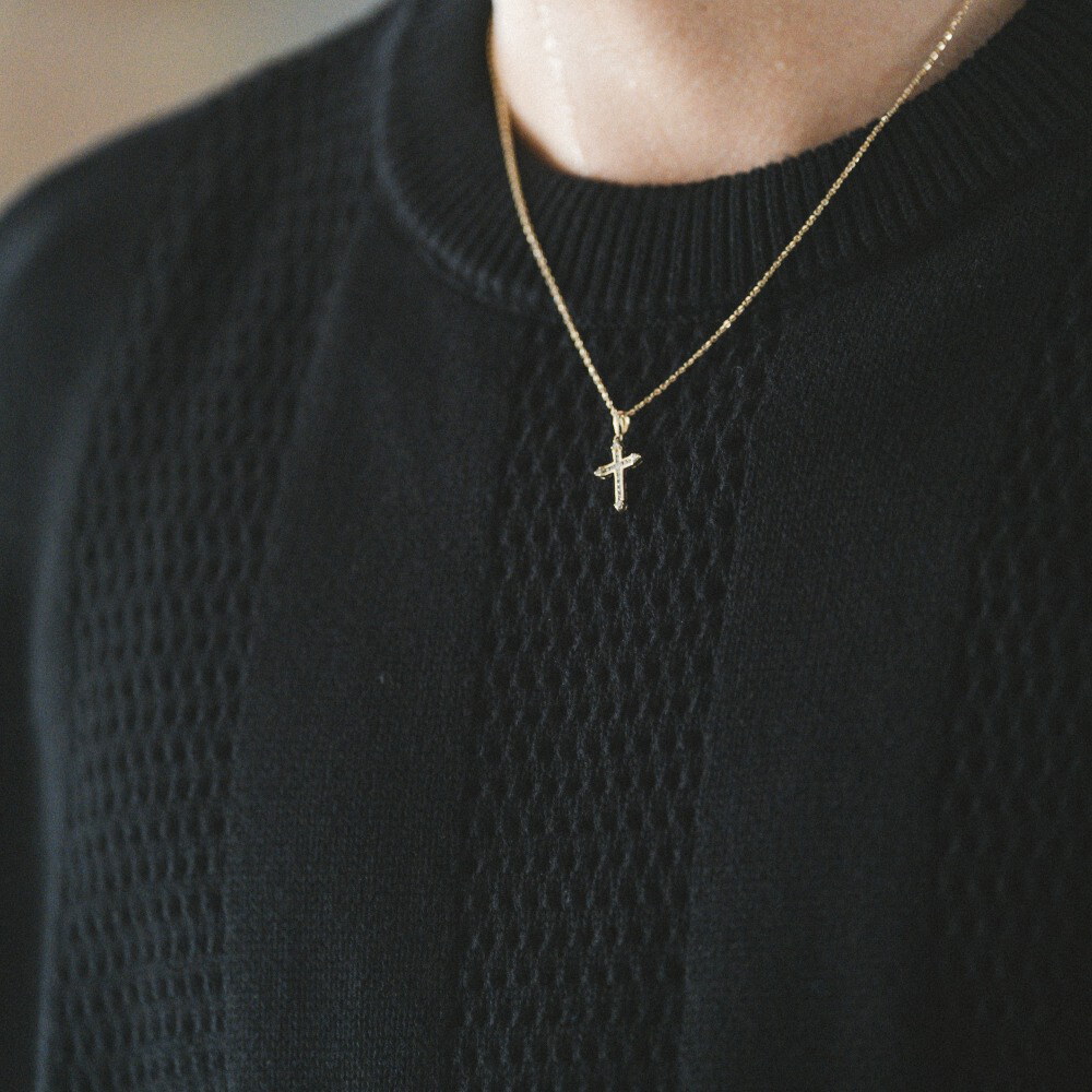 簍空針織上衣 Crew Neck Knit Tee'26