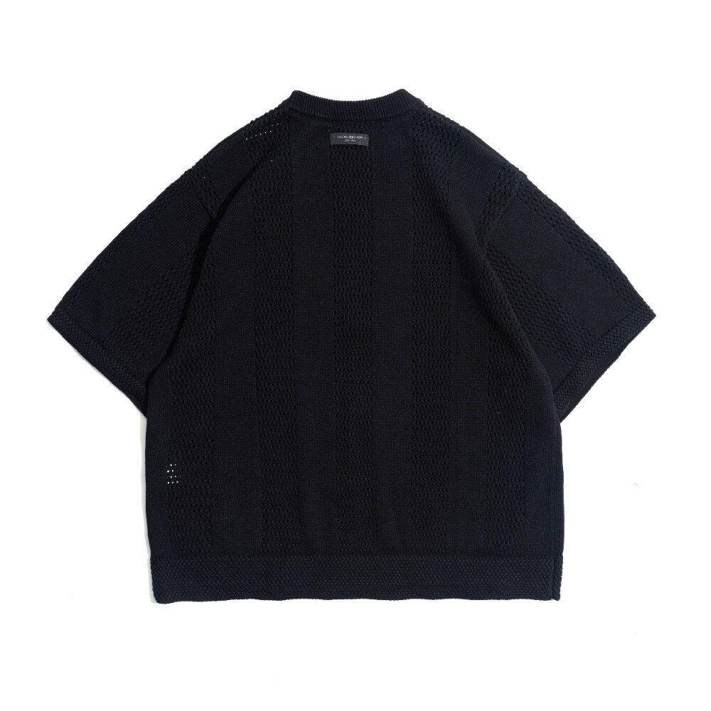 簍空針織上衣 Crew Neck Knit Tee'26