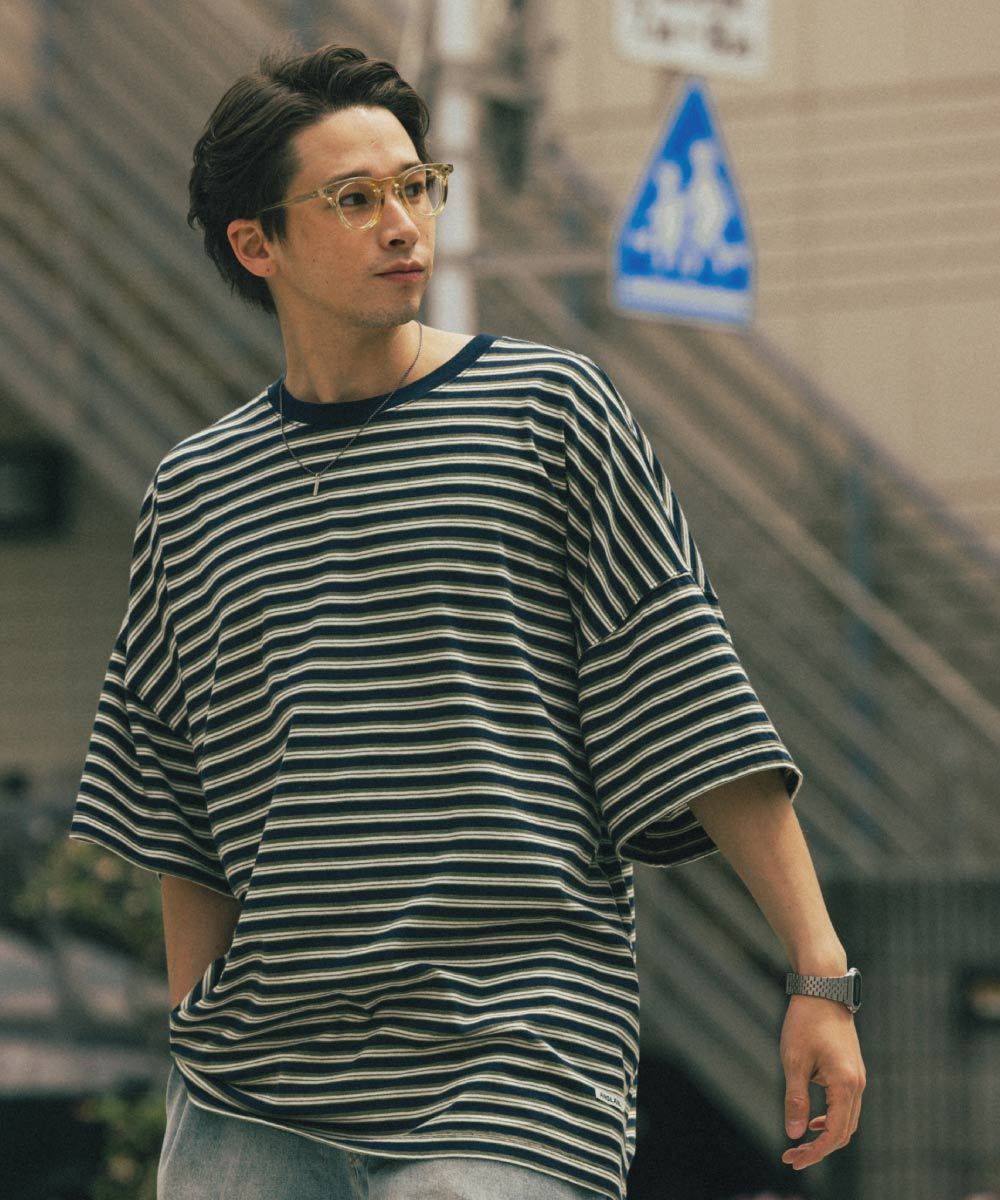 條紋短Tee Multi Striped Half Tee