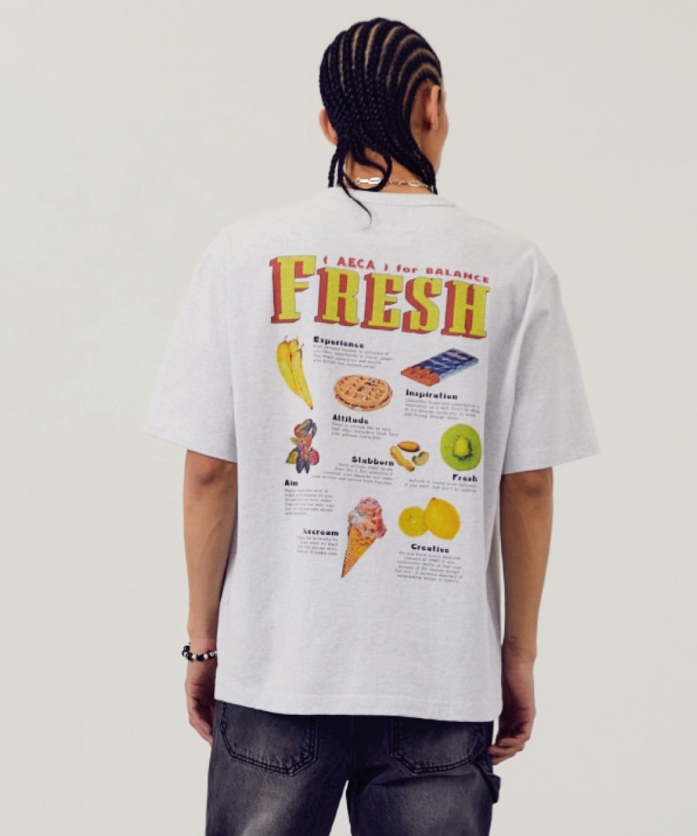 水果印花短TEE FRESH HALF SLEEVE