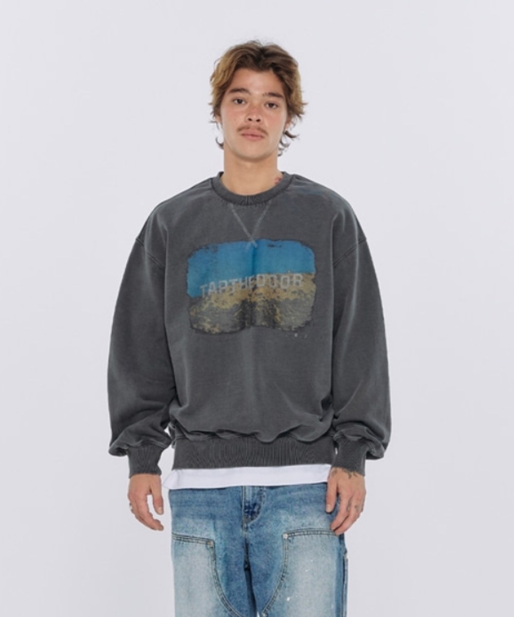 印花大學Tee TAP STUDIO SWEAT SHIRTS