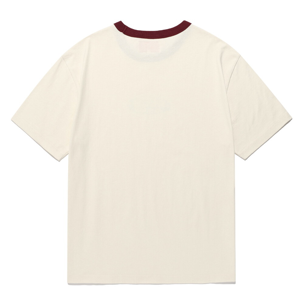 LOGO 短TEE OVAL EMBLEM GRAPHIC RINGER HALF SLEEVE TEE