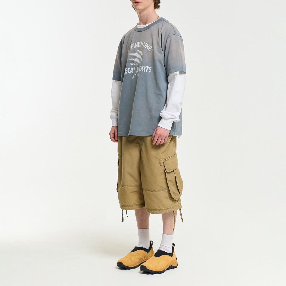 水洗印花短TEE NO FINISH LINE WASHED HALF SLEEVE TEE