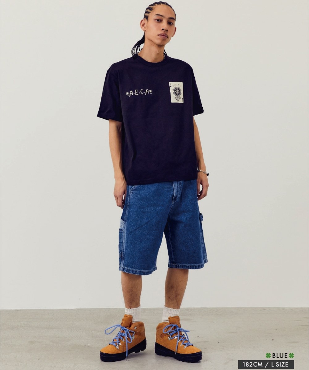 牛仔短褲 DENIM CARPENTER SHORTS