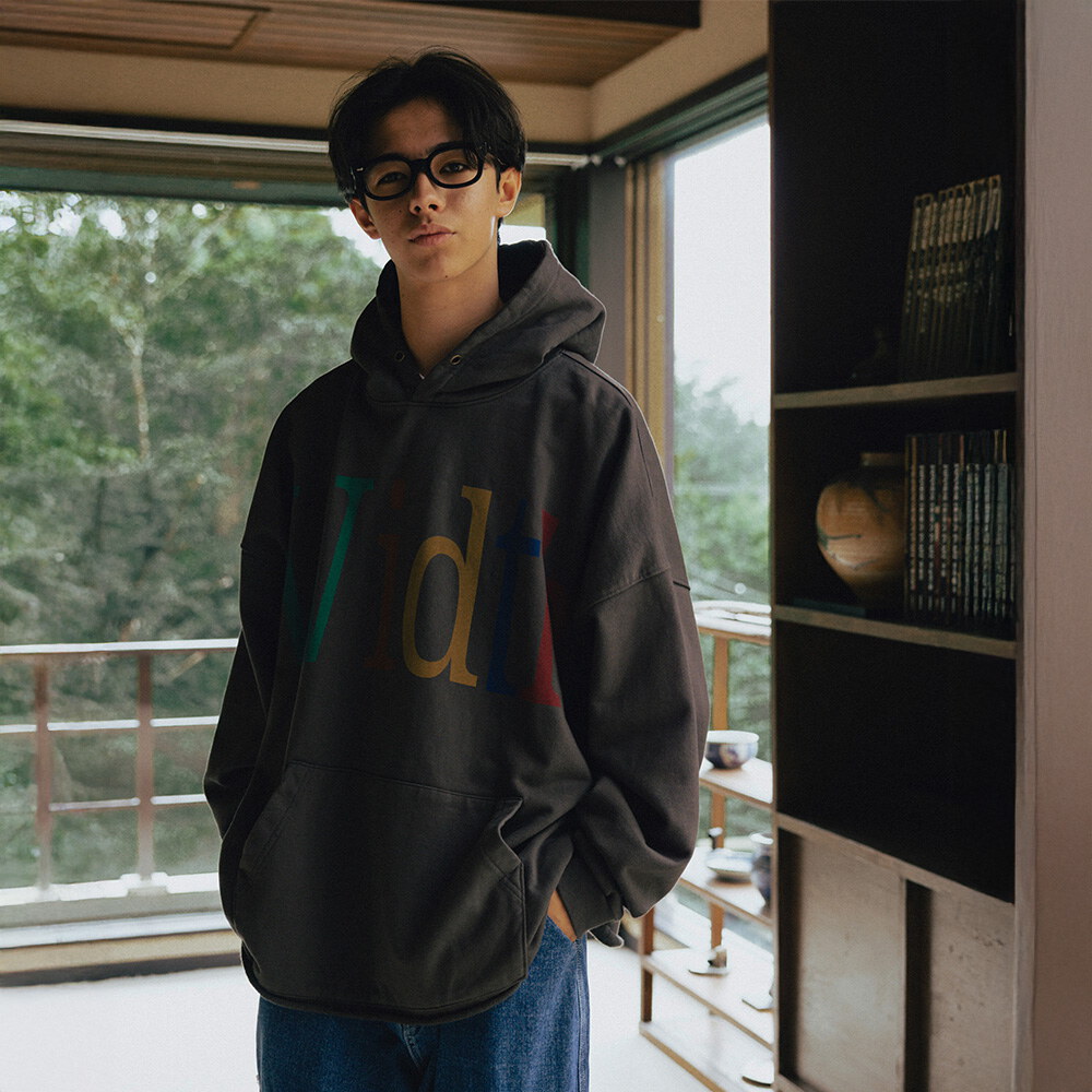 連帽上衣 Width Print Hoodie