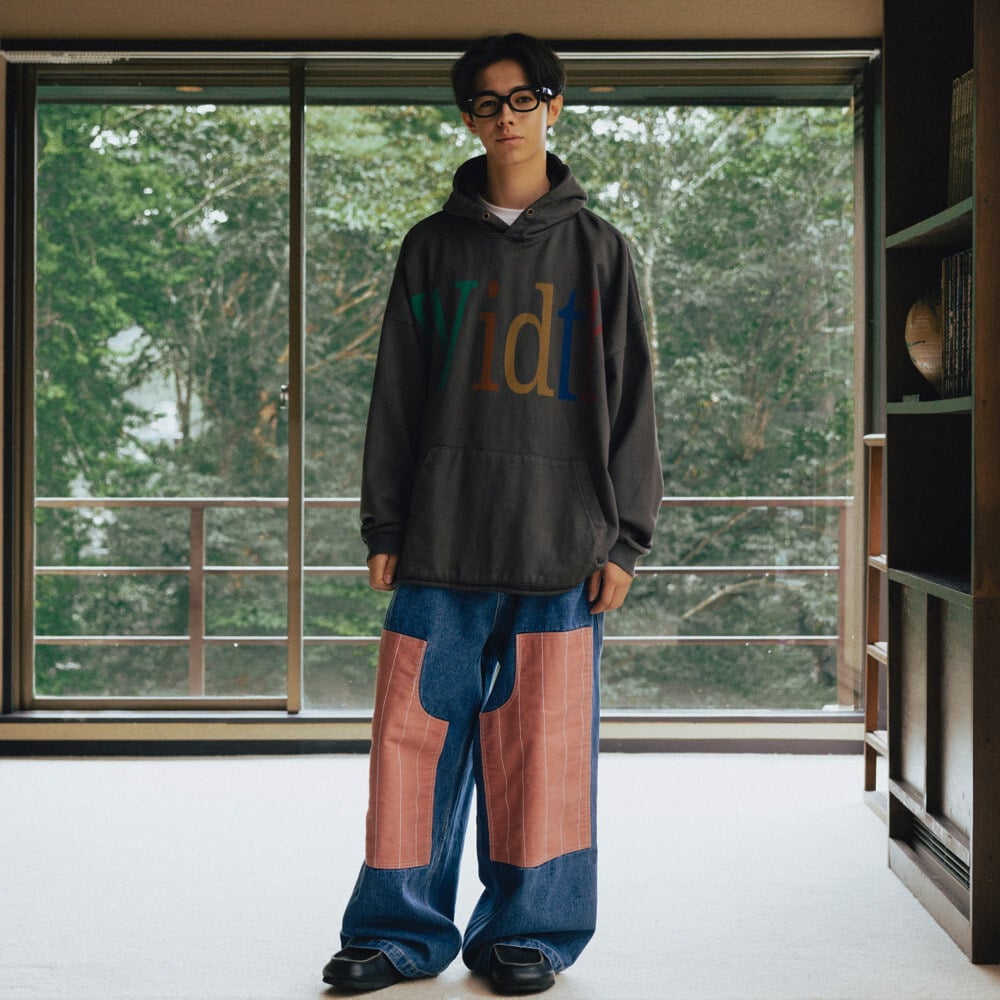 連帽上衣 Width Print Hoodie