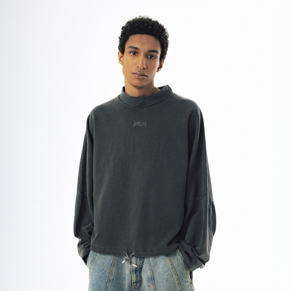 高領大學Tee Pigment High-Neck Sweat Shirt