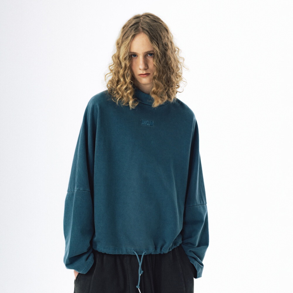 高領大學Tee Pigment High-Neck Sweat Shirt
