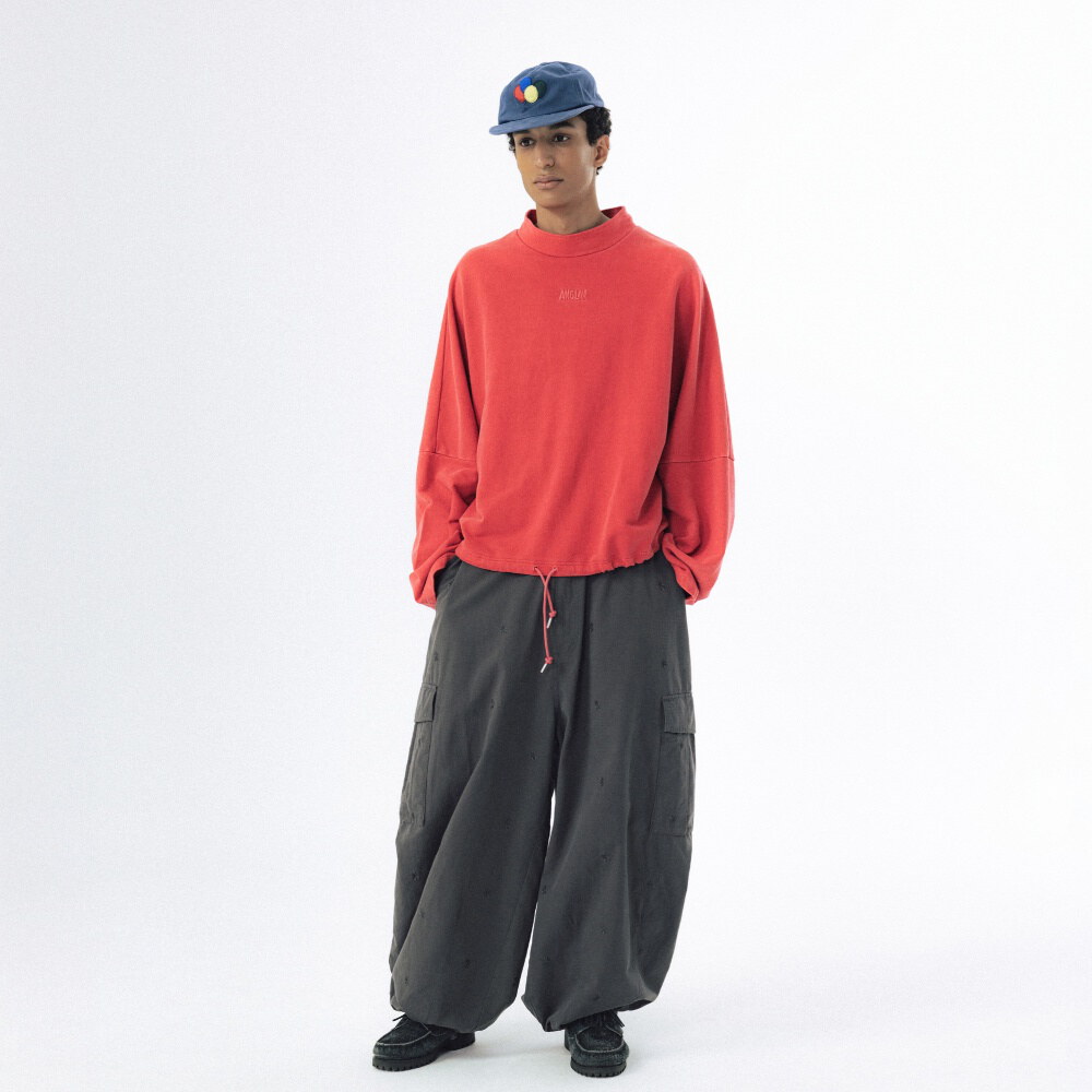 高領大學Tee Pigment High-Neck Sweat Shirt