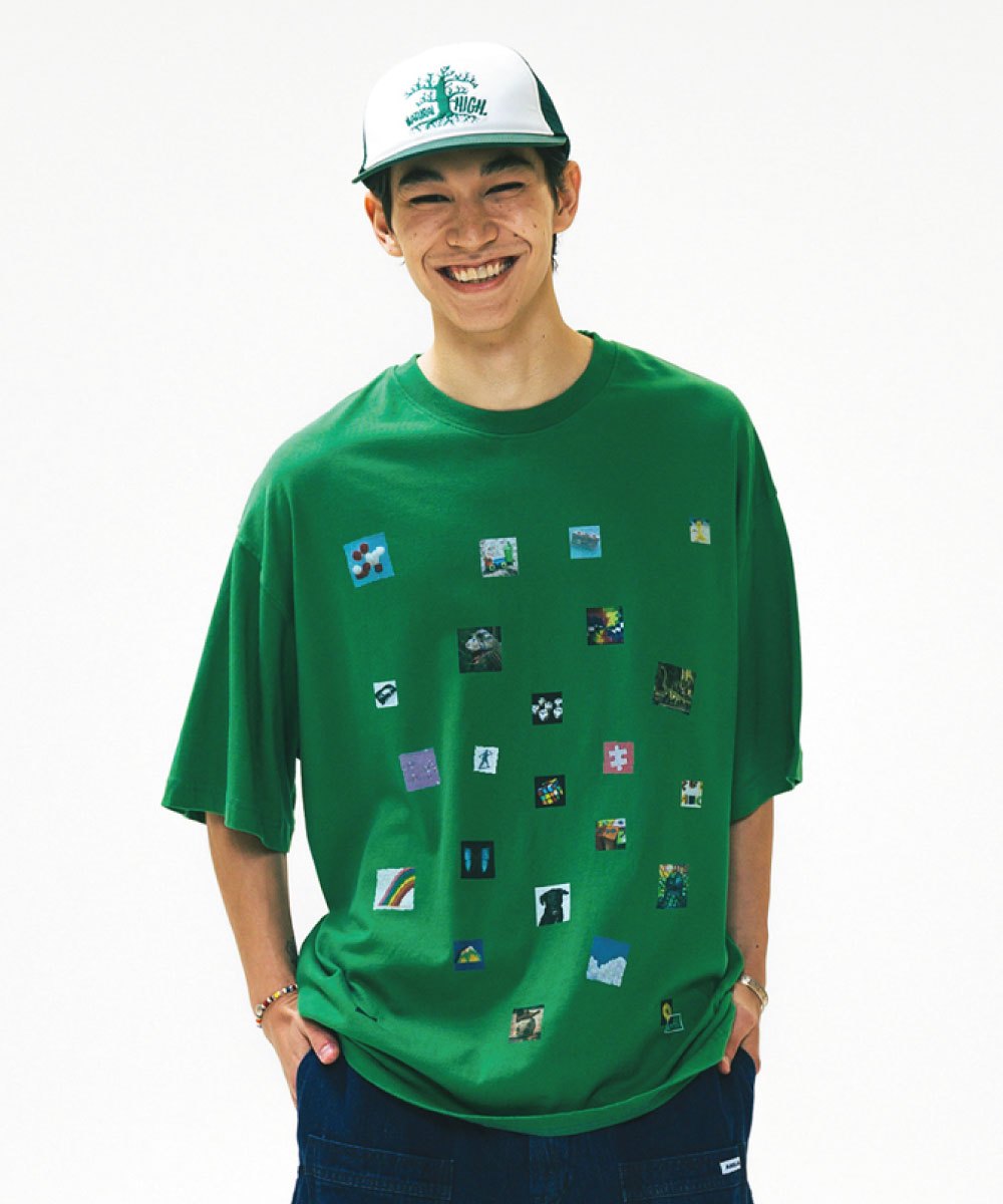 圖像拼貼短T Picture Collage Half Tee