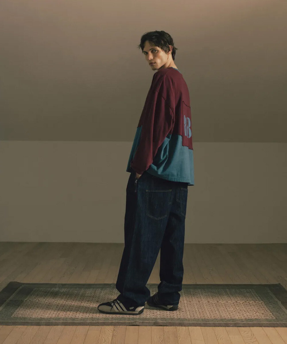 剪裁層次長袖上衣 Cut-Off Layered Long Sleeve