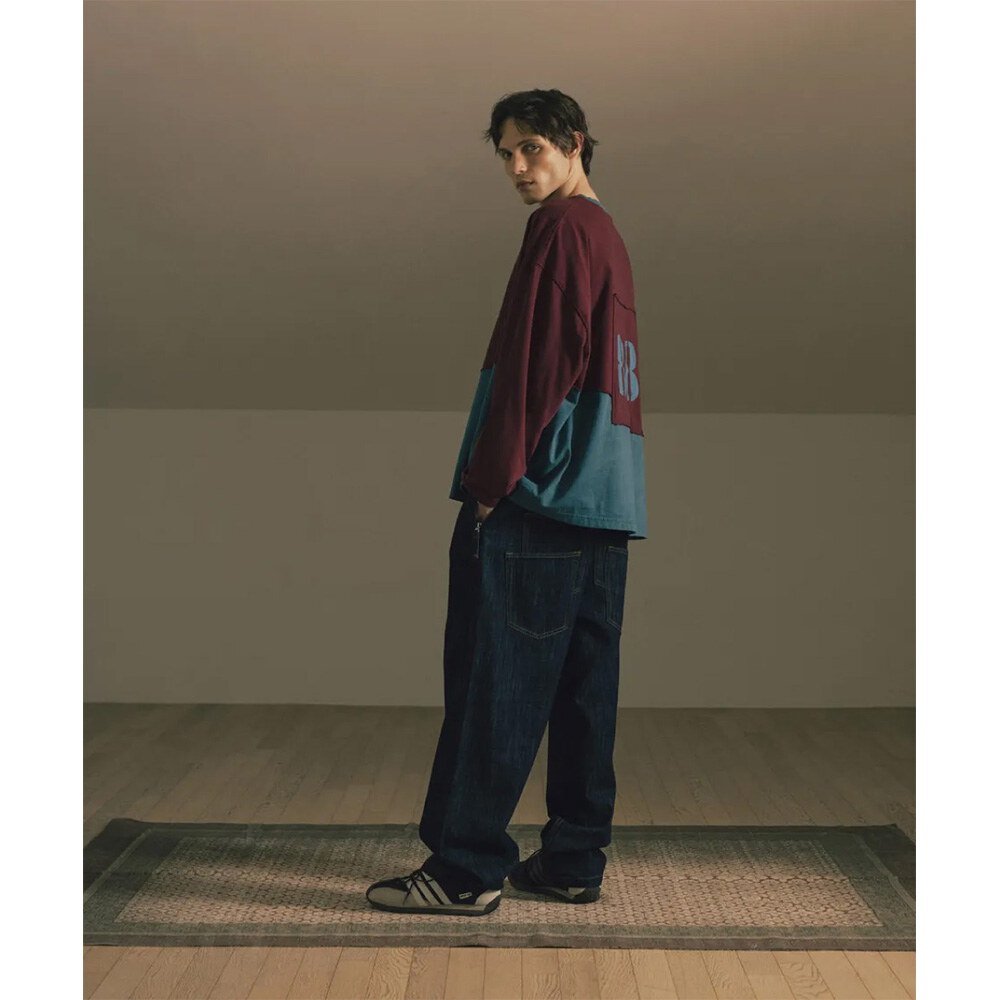 剪裁層次長袖上衣 Cut-Off Layered Long Sleeve