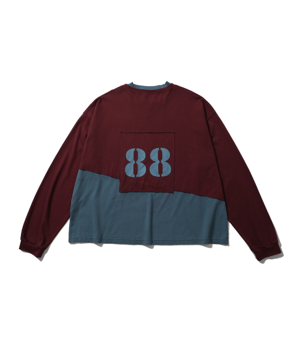 剪裁層次長袖上衣 Cut-Off Layered Long Sleeve