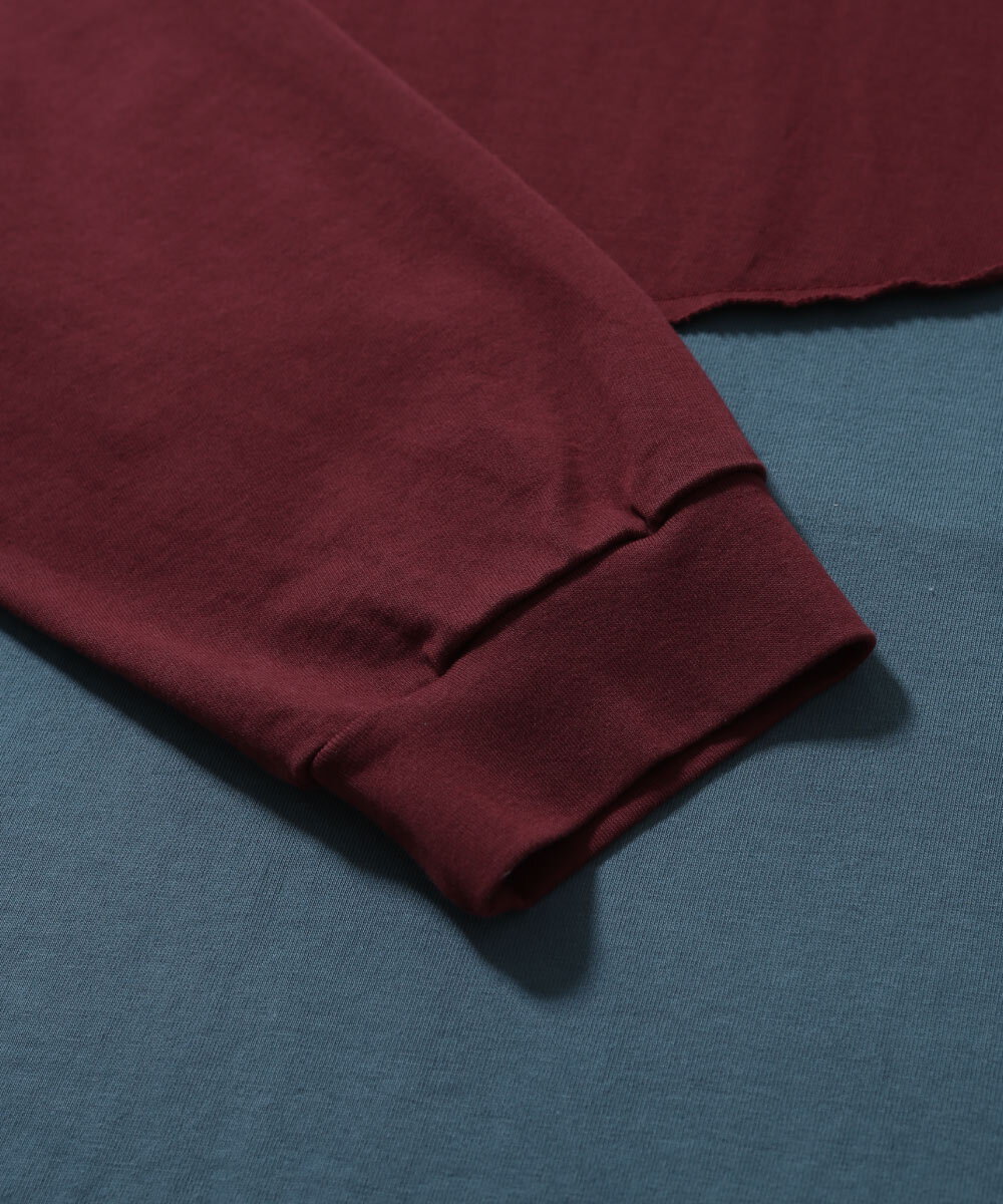 剪裁層次長袖上衣 Cut-Off Layered Long Sleeve