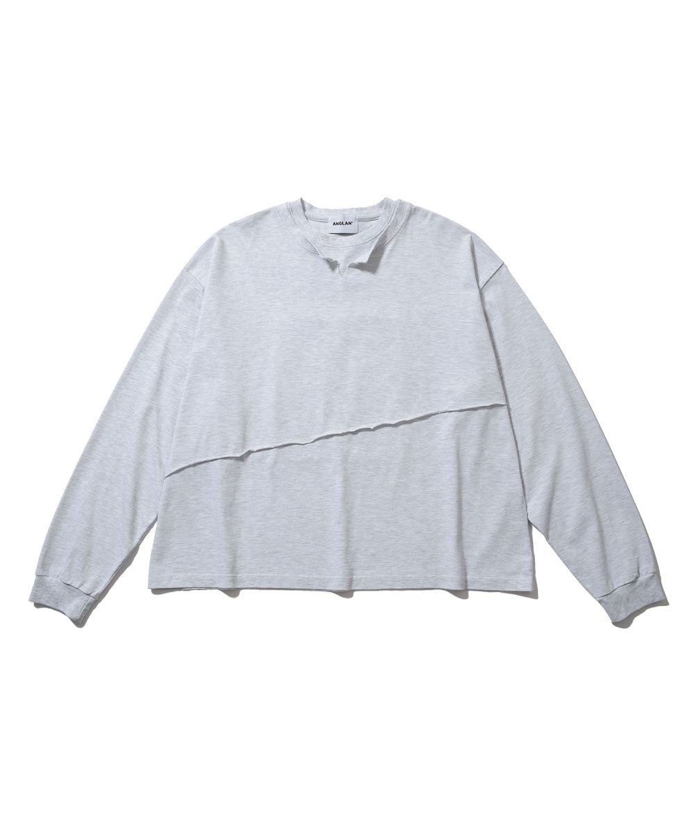 剪裁層次長袖上衣 Cut-Off Layered Long Sleeve