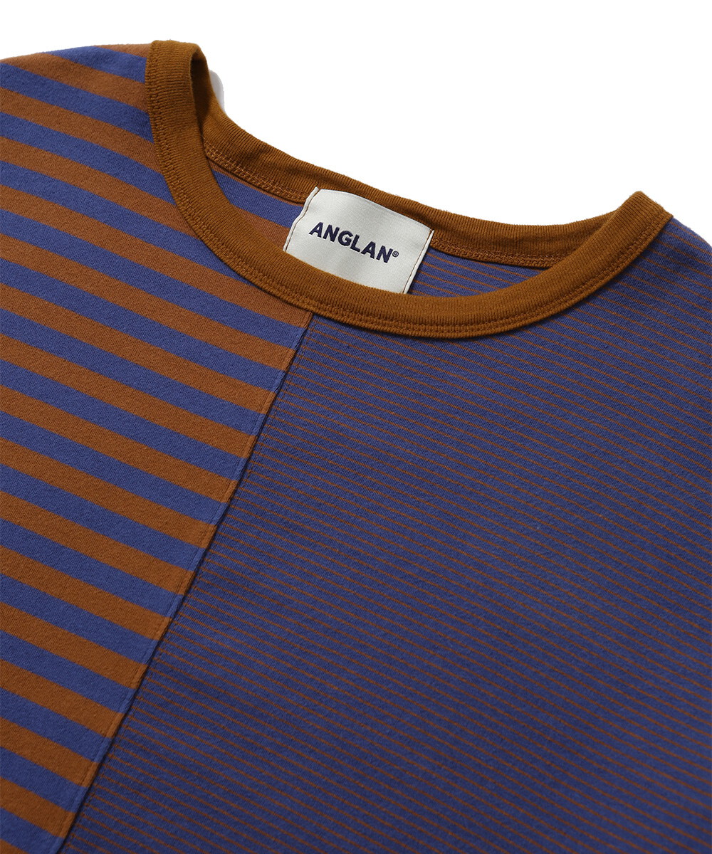 拼接條紋上衣 Mixed Stripe Long Sleeve