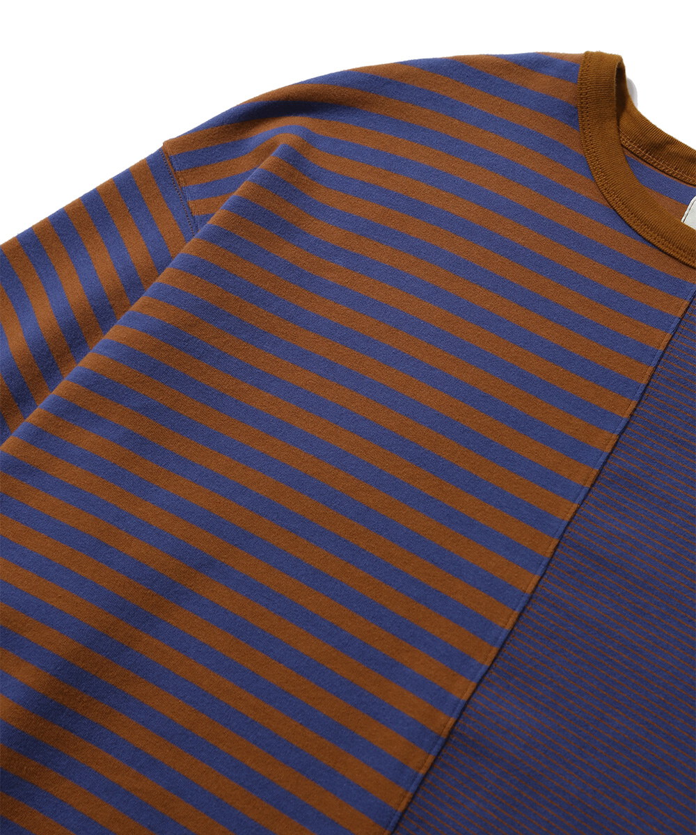 拼接條紋上衣 Mixed Stripe Long Sleeve