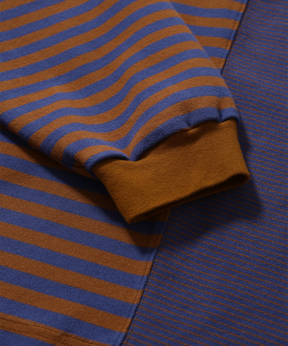 拼接條紋上衣 Mixed Stripe Long Sleeve