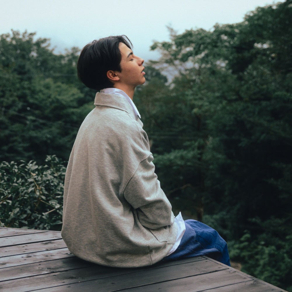 雙口袋大學TEE Boxing Pocket Collar Sweat Shirt