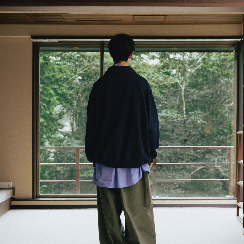 雙口袋大學TEE Boxing Pocket Collar Sweat Shirt