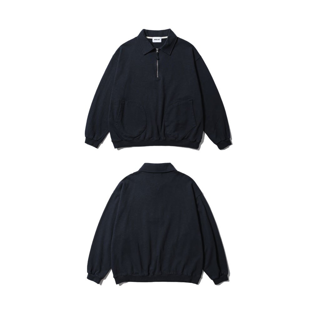 雙口袋大學TEE Boxing Pocket Collar Sweat Shirt
