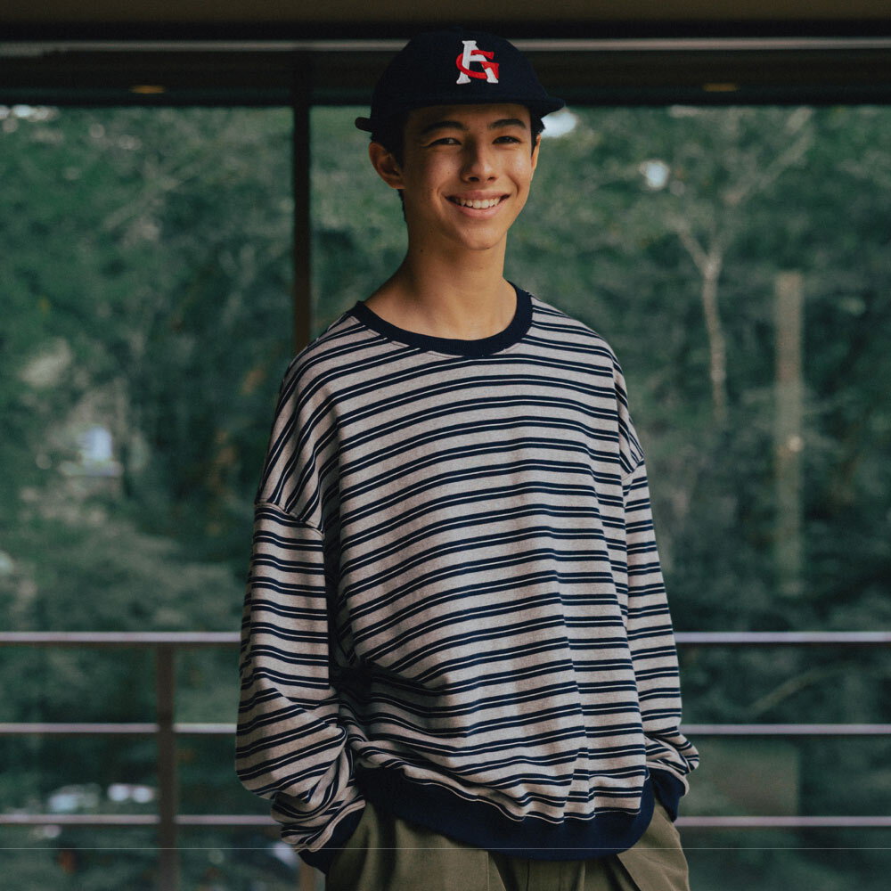 條紋上衣 Stripe Sweat Shirt