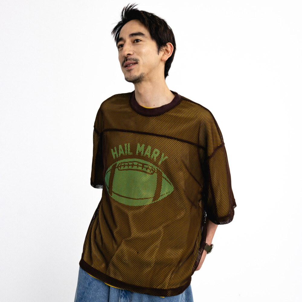 網眼足球短Tee Hail Mary Mesh T-Shirt