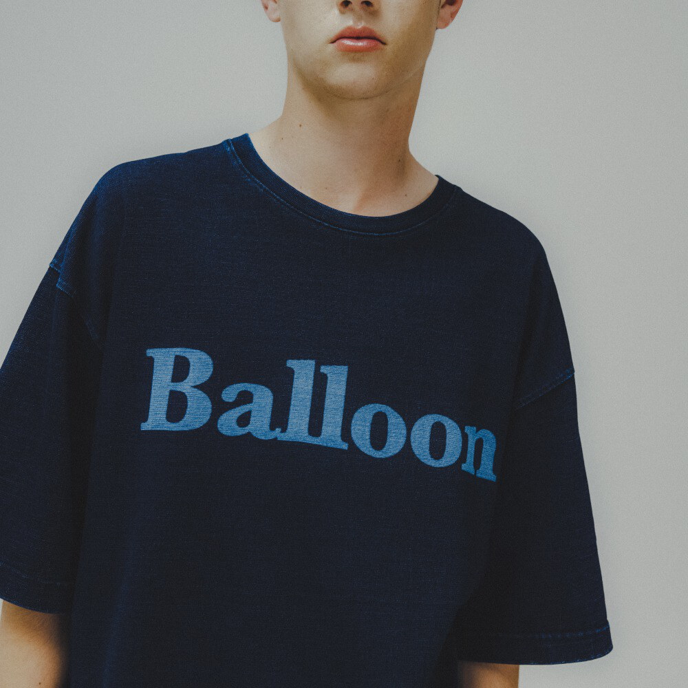牛仔短Tee Balloon Denim Tee