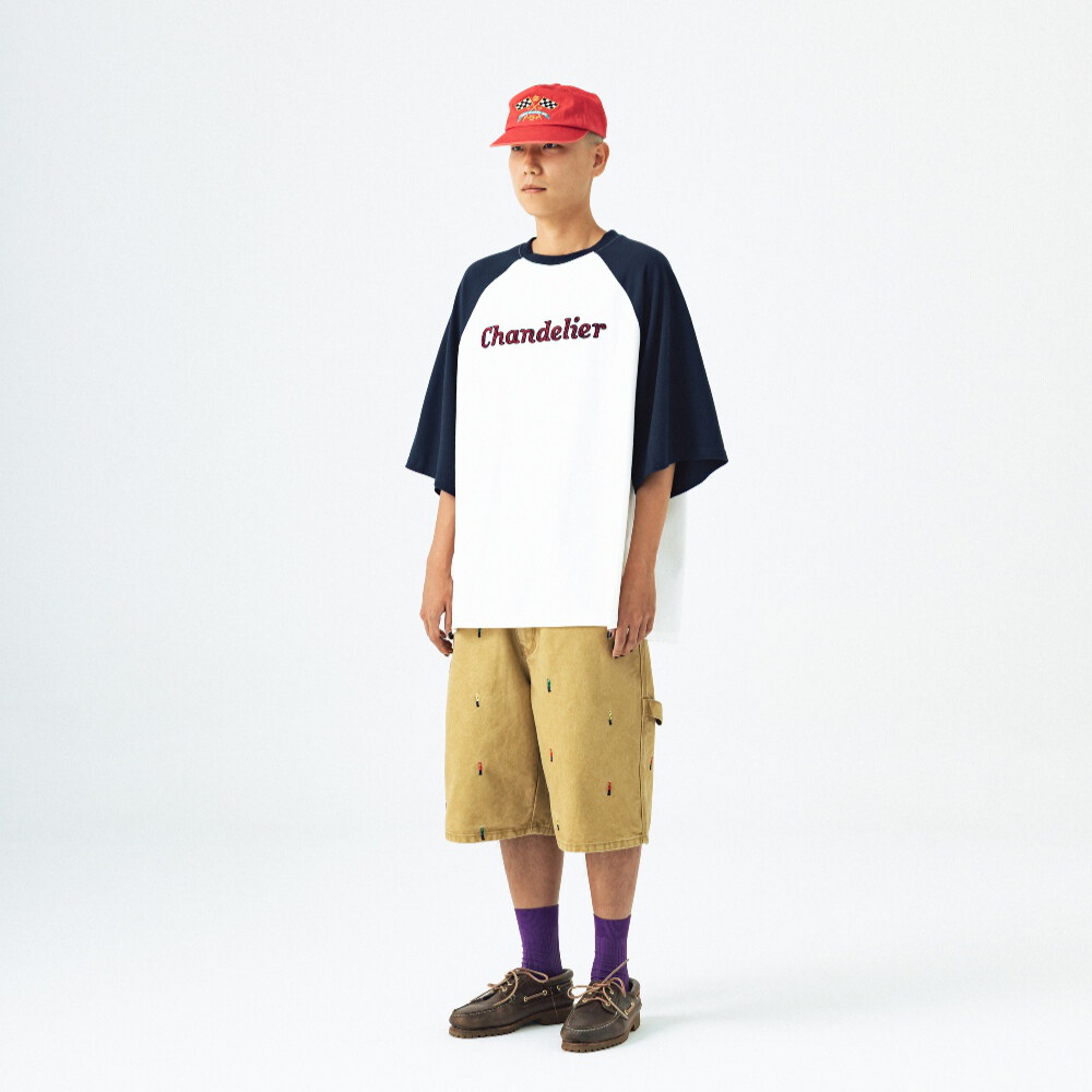 聯名撞色短Tee Kracker House C.C.C. Raglan Tee