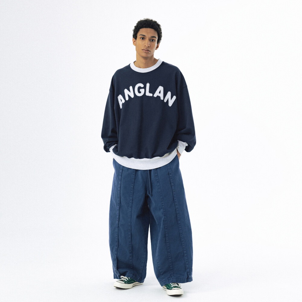 貼布logo大學Tee Applique Sweat Shirt