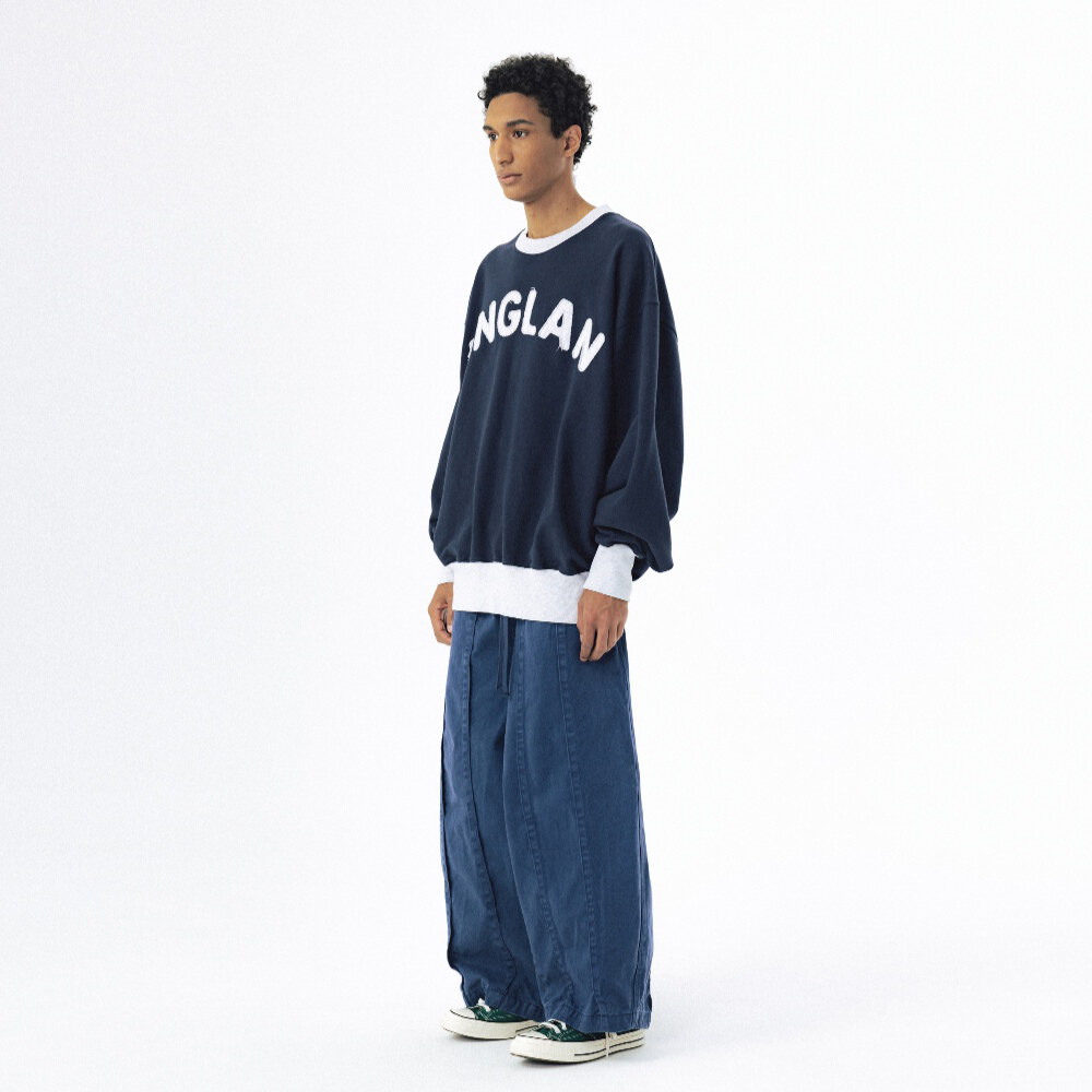 貼布logo大學Tee Applique Sweat Shirt